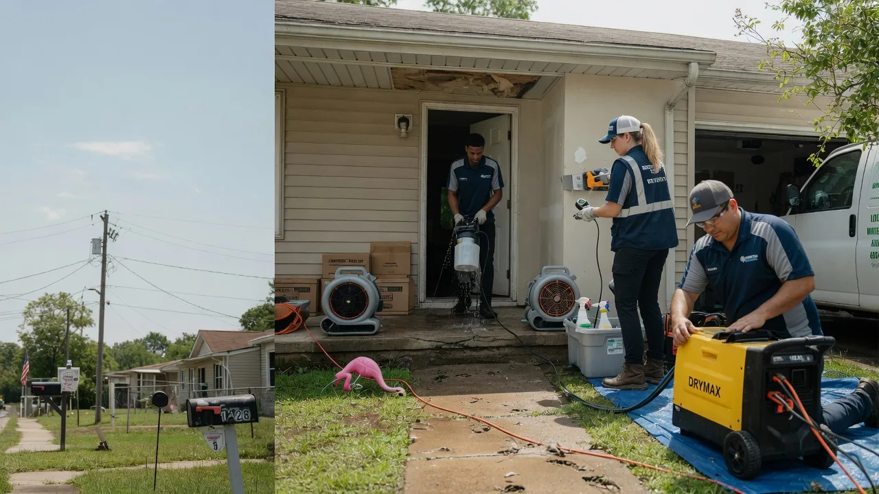 Storm Damage Water Removal in Pleasant Plains, AR near me